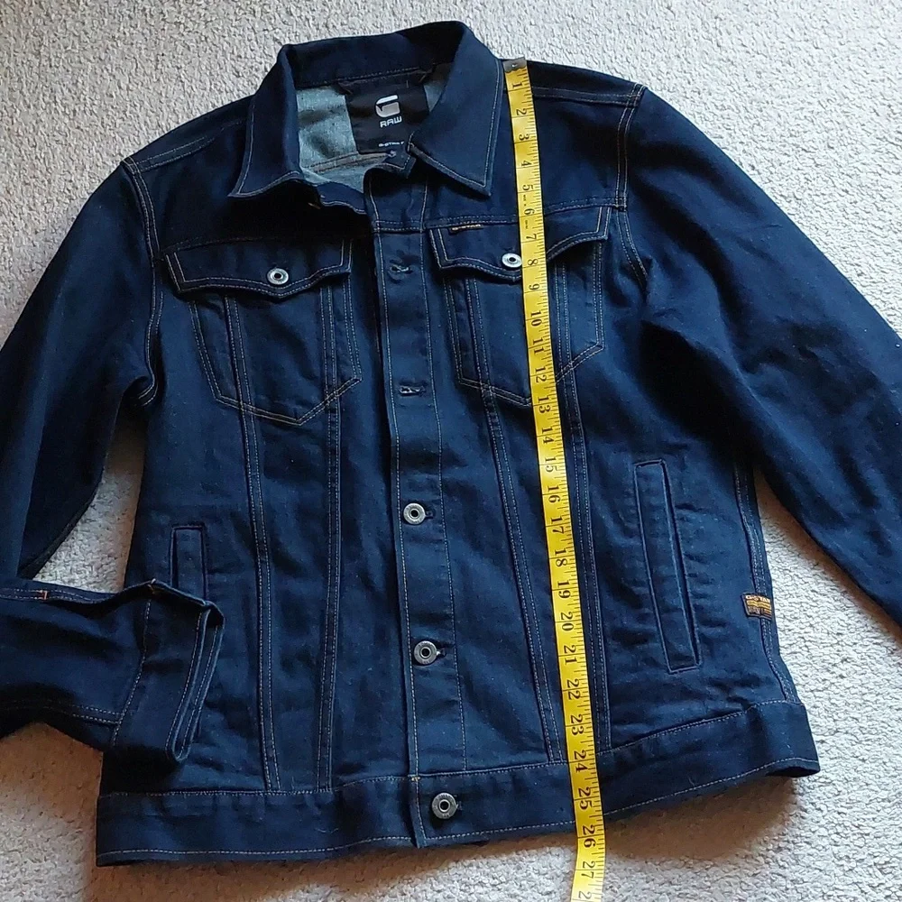 G-Star Raw Dark Denim Jacket Sz L